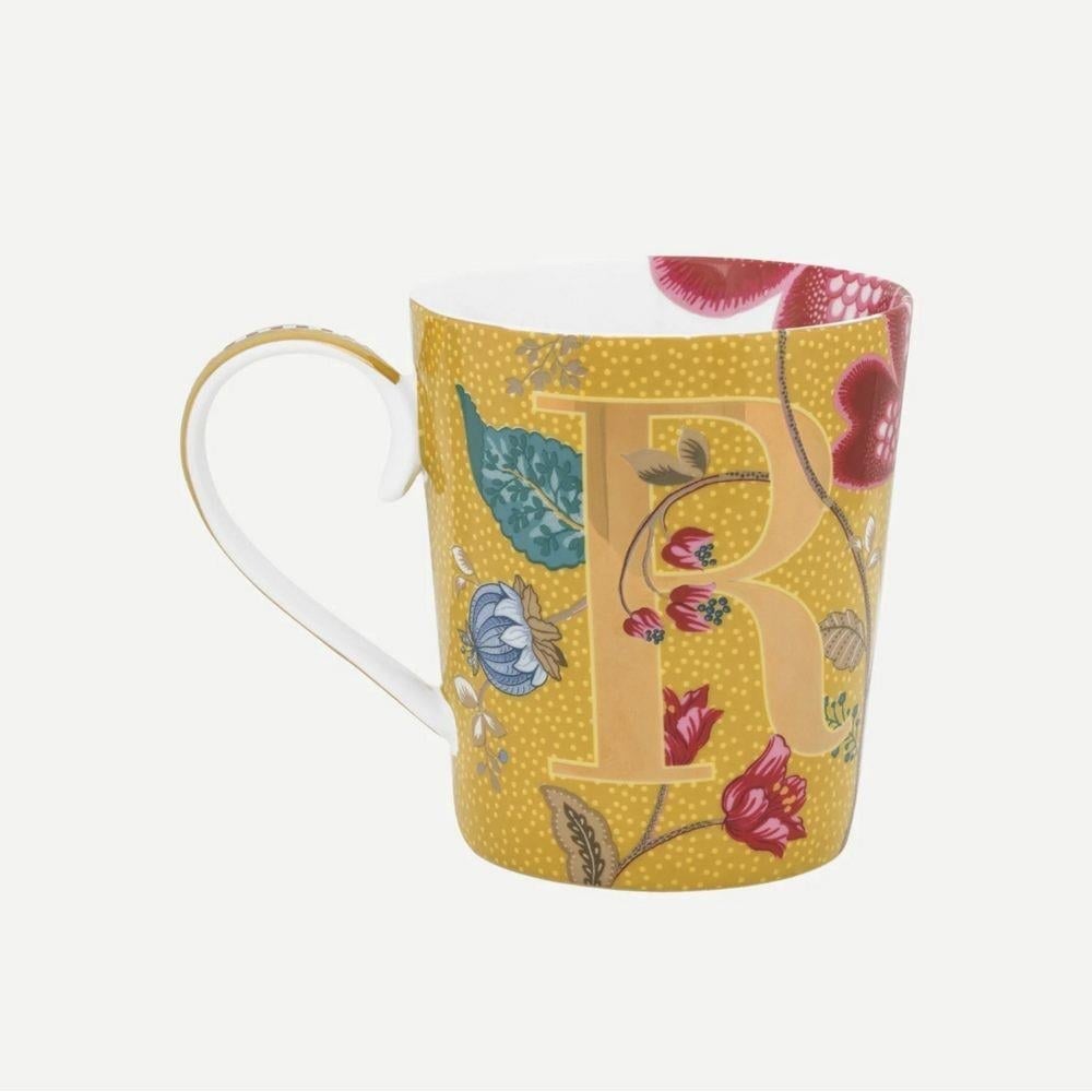 SARI PORSELEN KUPA 350 ML ALPHABET COLLECTION