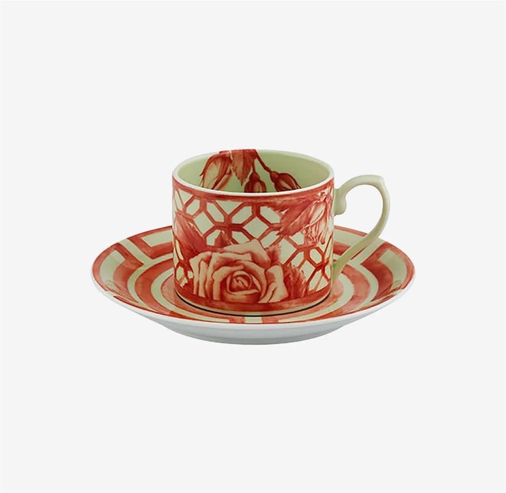 TURUNCU PORSELEN ÇAY FİNCANI 200 ML