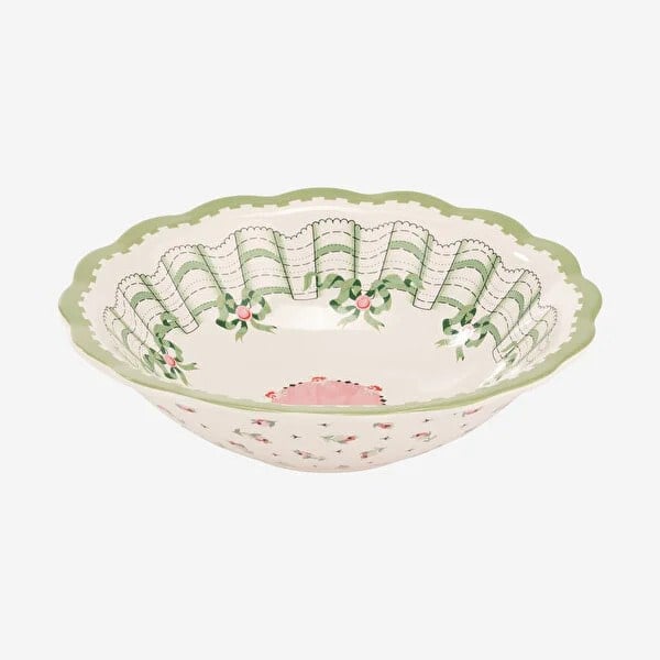 Cath Kidston Yeşil Porselen Kase 20 Cm