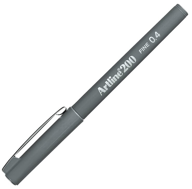 ARTLINE FINELINER KALEM FINE 200N 0.4 GRİ A-EK-200N GREY
