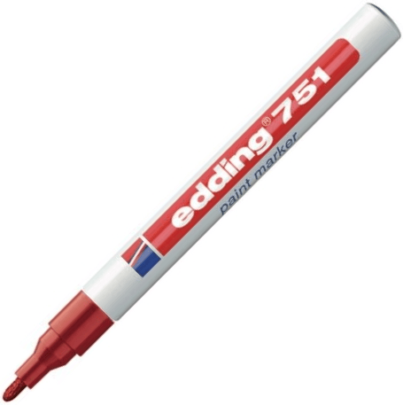 EDDING DEKORASYON MARKÖRÜ E-751 KIRMIZI