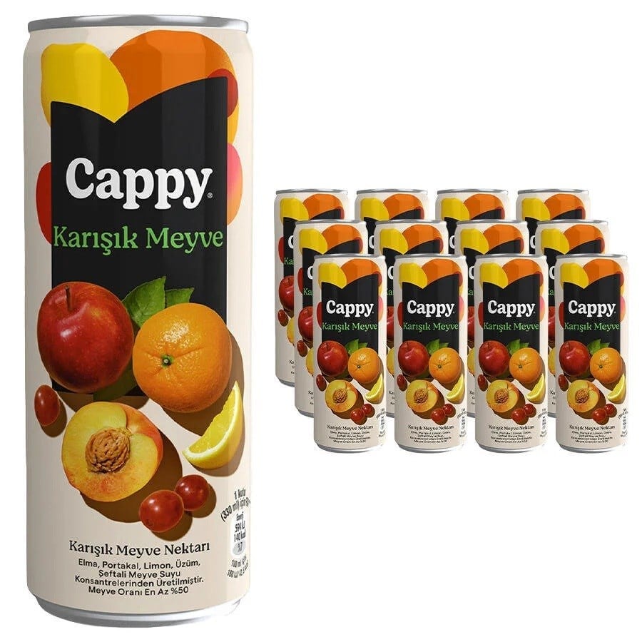 Cappy Kutu Karışık Meyve Suyu 330 ml 12'li