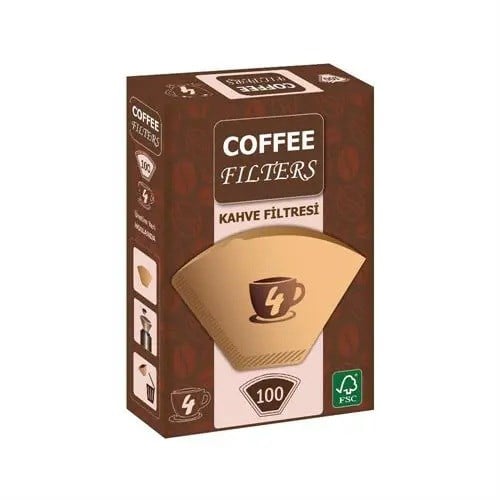 Coffee Filters Filtre Kahve Kağıdı 1 x 4 100 Adet