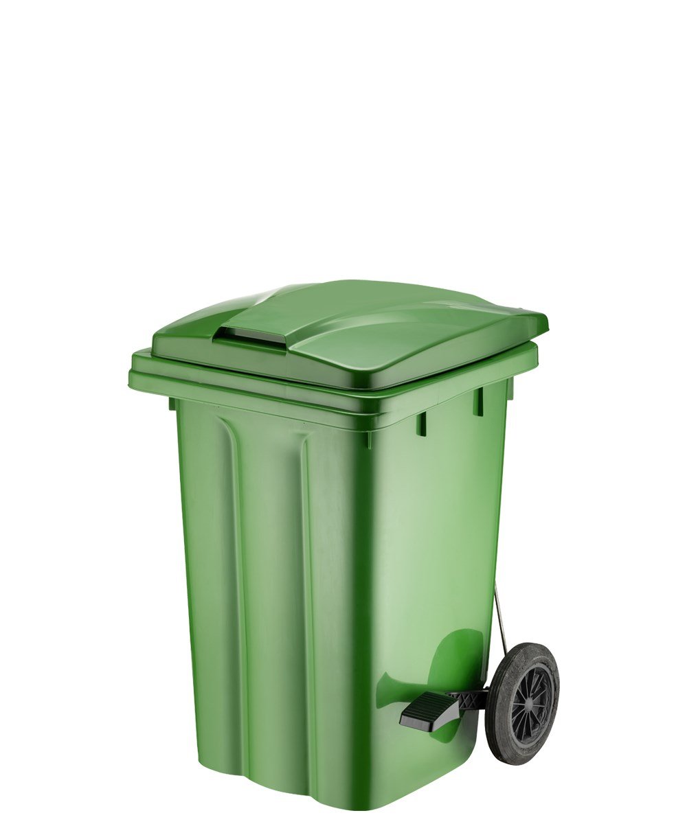 Çöp Konteyneri 80 lt Pedallı Yeşil 6504
