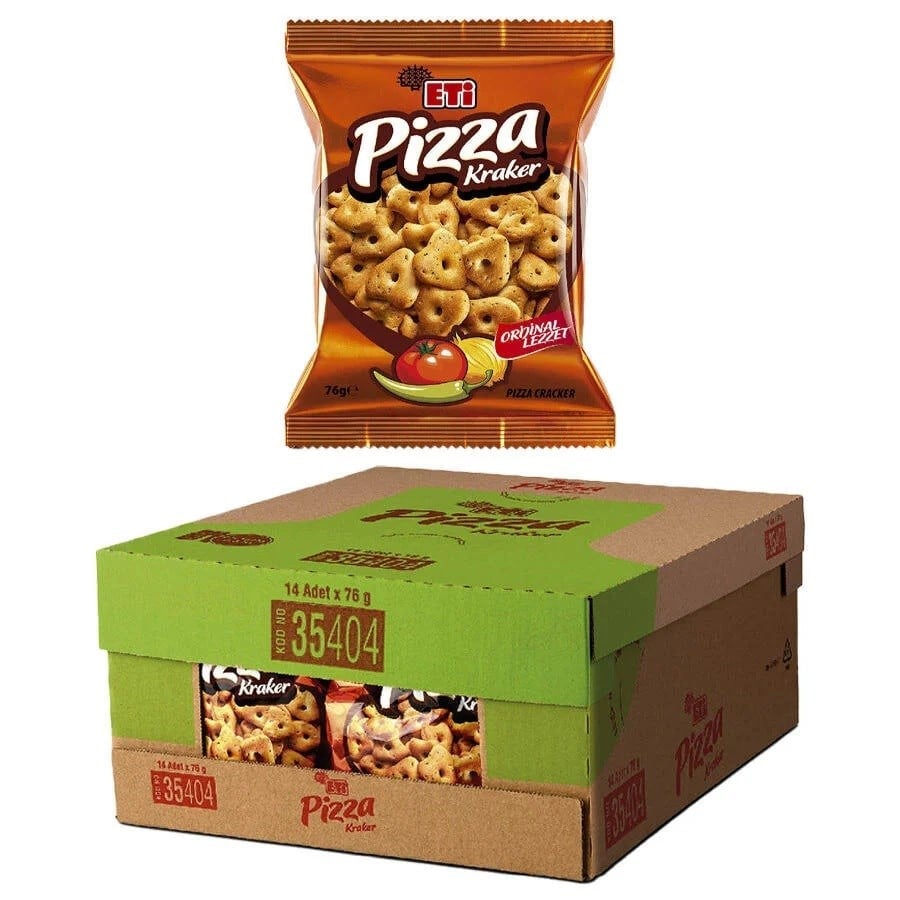 Eti Pizza Kraker 76 g 14'lü