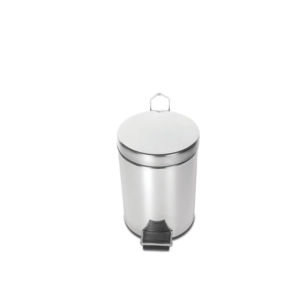 Krom Pedallı Çöp Kovası 12 Lt