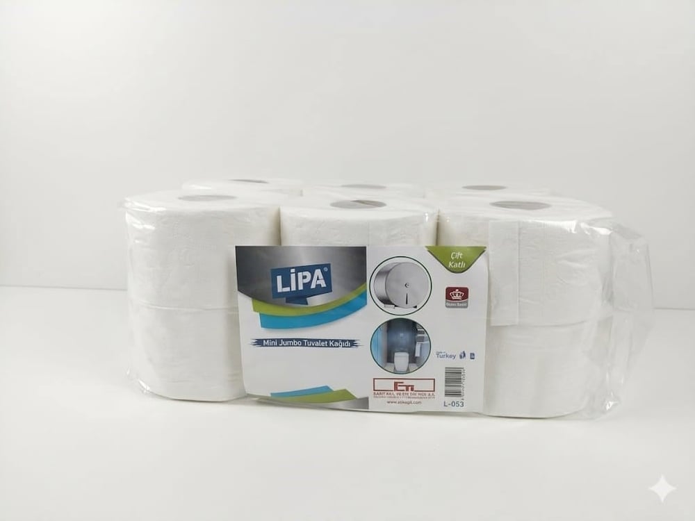 Lipa Mini Jumbo Tuvalet Kağıdı 4 kg 12'li