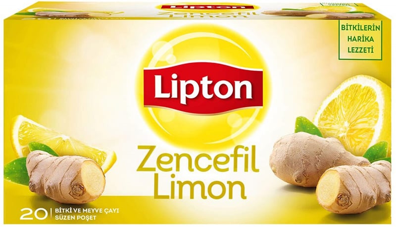Lipton Zencefil Limon Bitki Çayı 20'li