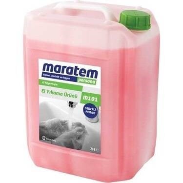 Maratem M101 Sıvı El Sabunu Pembe Sedefli 20 L