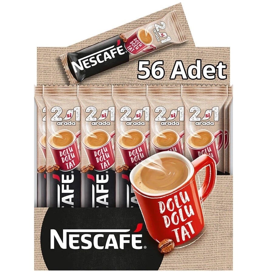Nescafe 2'si 1 Arada Kahve 10 g 56'lı
