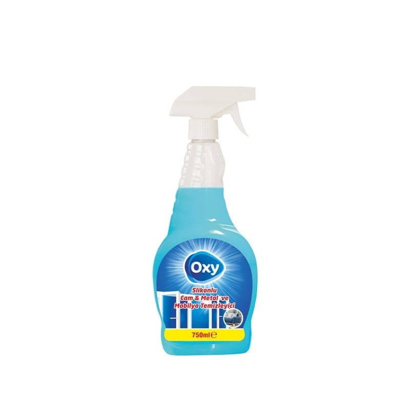 Oxy Silikonlu Cam,Metal,Mobilya Temizleme Maddesi 750 ml