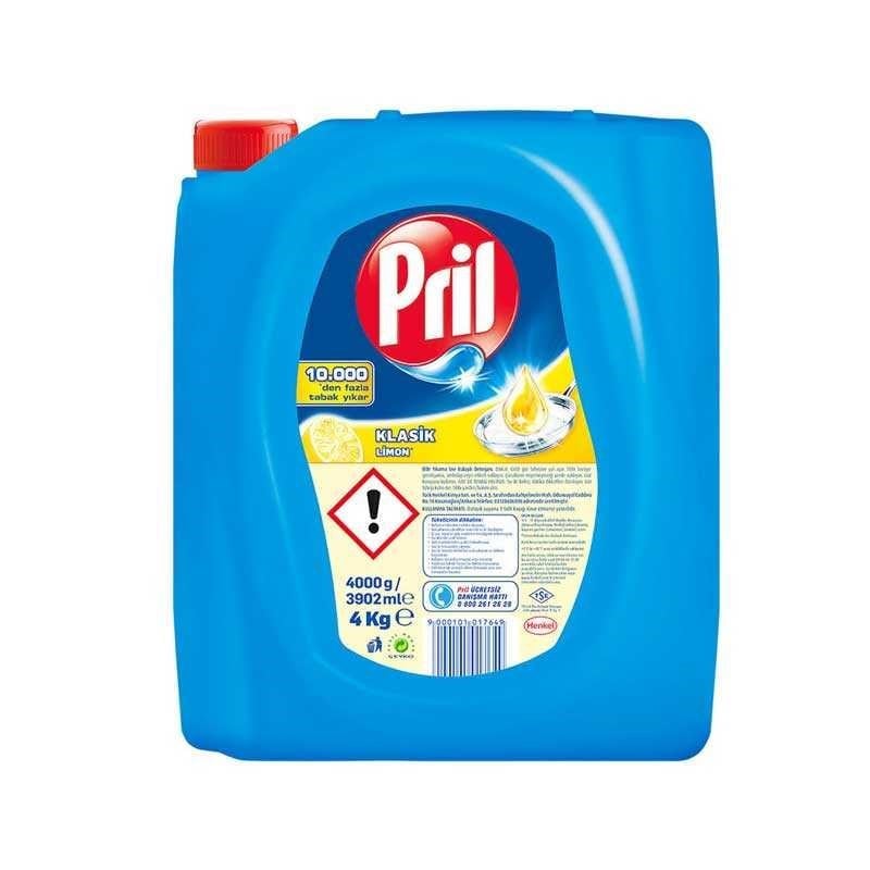 Pril Sıvı Bulaşık Deterjanı Limon 4 kg