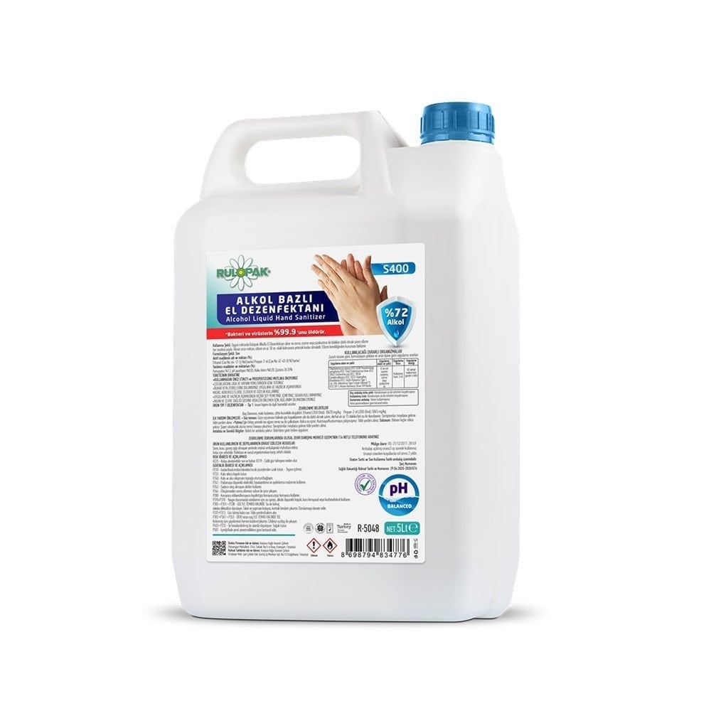 Rulopak Alkol Bazlı El Dezenfektanı - 5 Kg