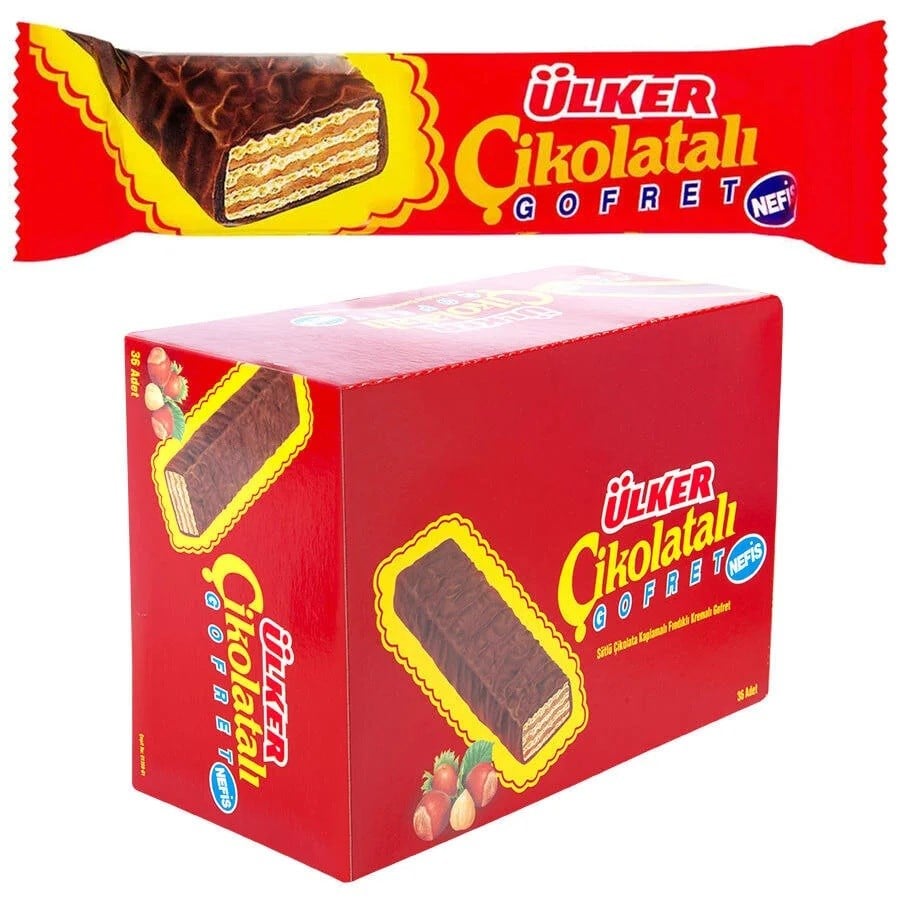 Ülker Çikolatalı Gofret 36 g 36'lı