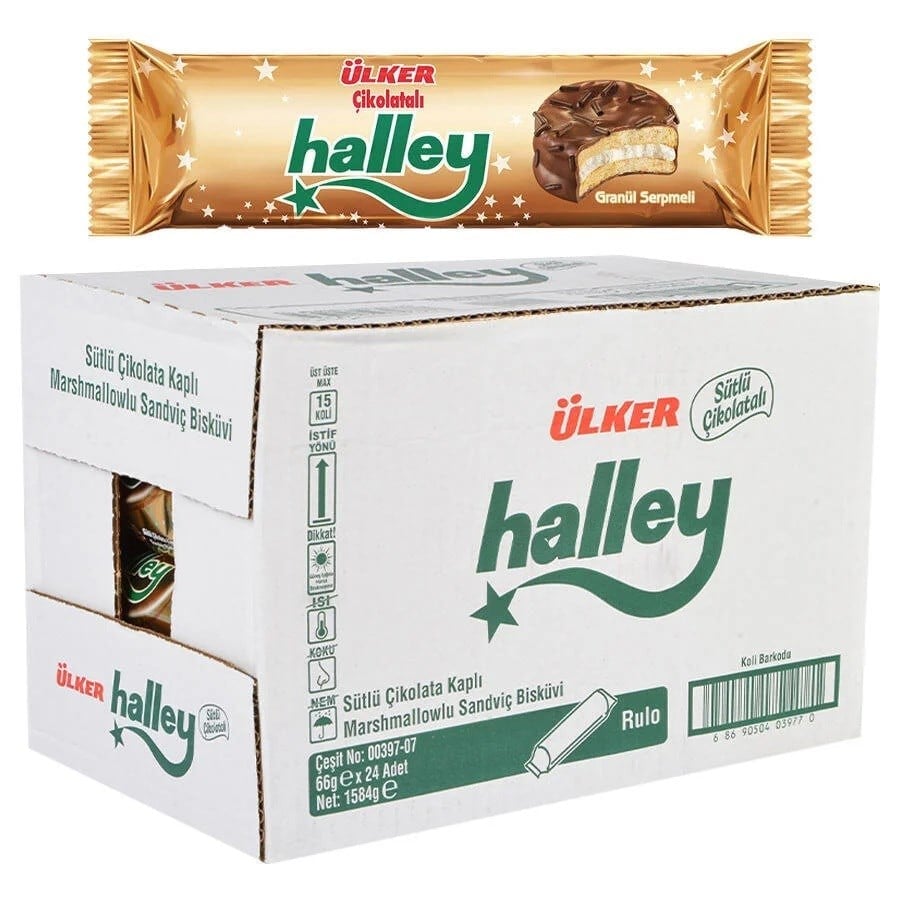 Ülker Halley Mini Granüllü 66 g 24'lü