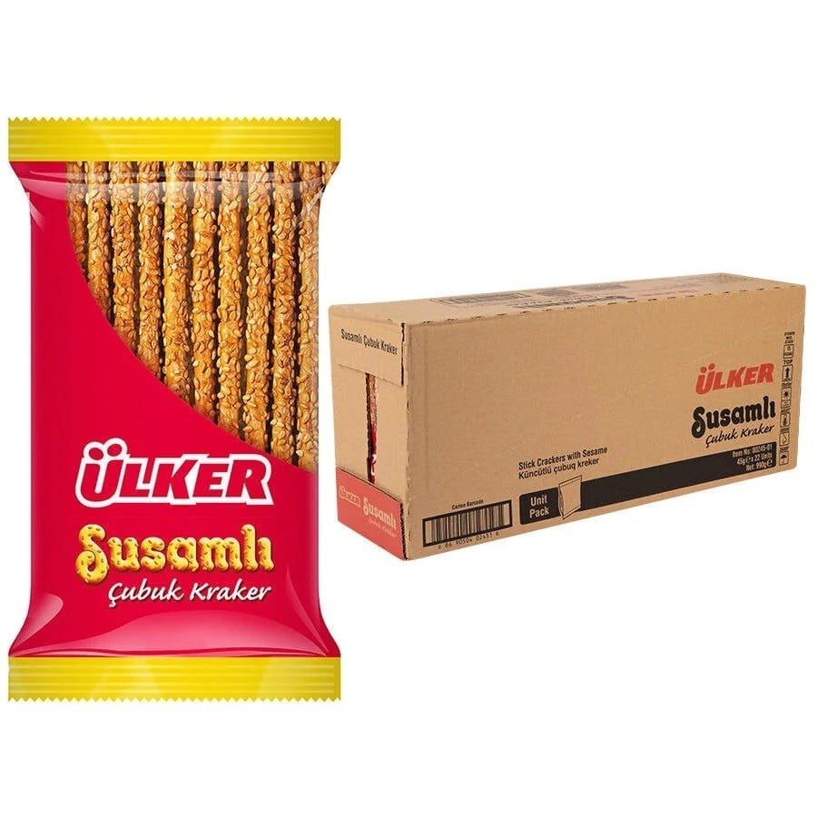 Ülker Susamlı Çubuk Kraker 45 g 22'li