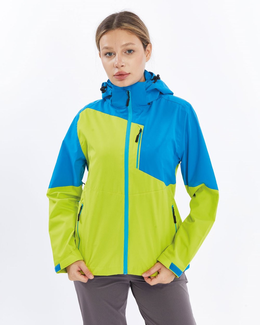 Mapamyumco Windbreaker Kadın Ceket-YEŞİL