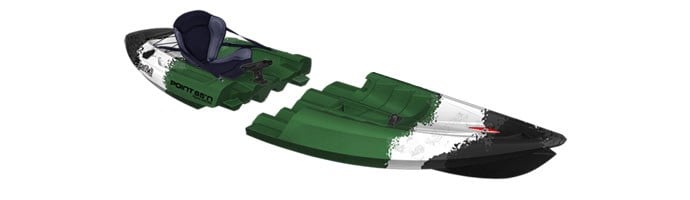 Point65 Tequila GTX Angler Solo Kano-YEŞİL