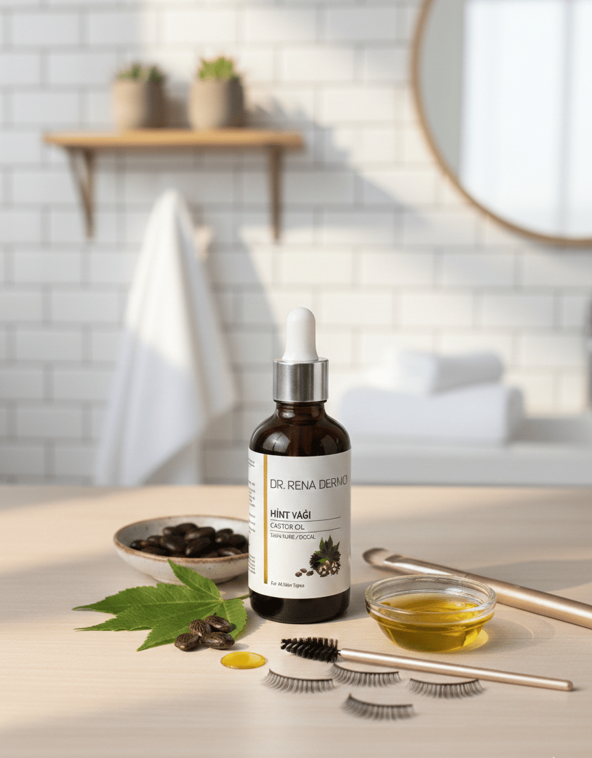 DR. RENA DERMO %100 DOĞAL HİNT YAĞI 50ML (CASTOR OIL)