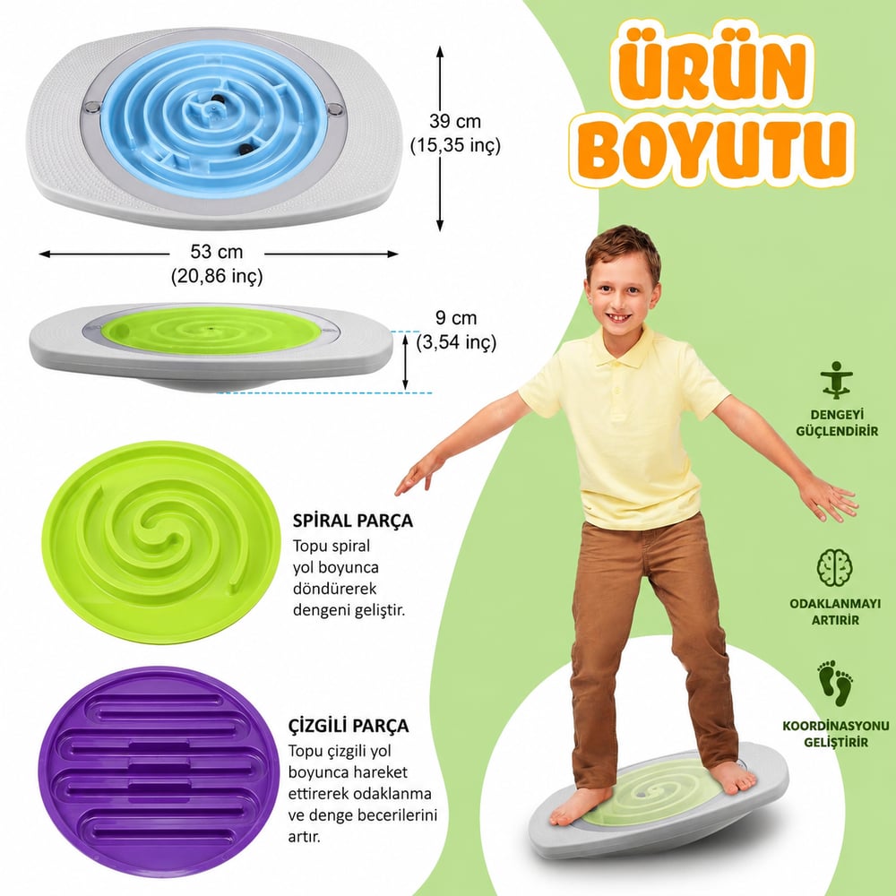 MagBlock 3 Seviyeli Denge Taşı - Denge Oyunu