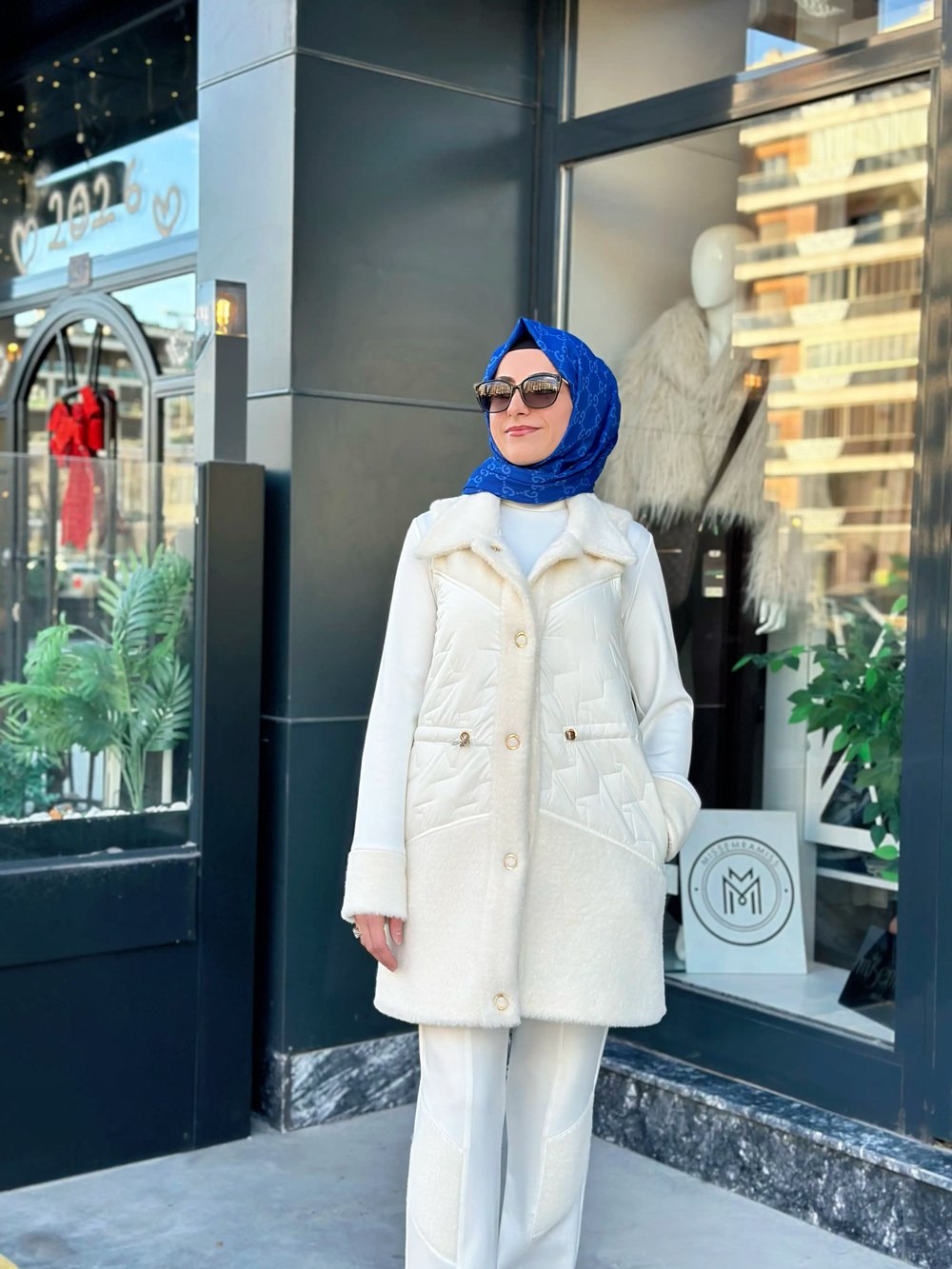 Angora & Yelek Modal Üçlü Pantolon Takım