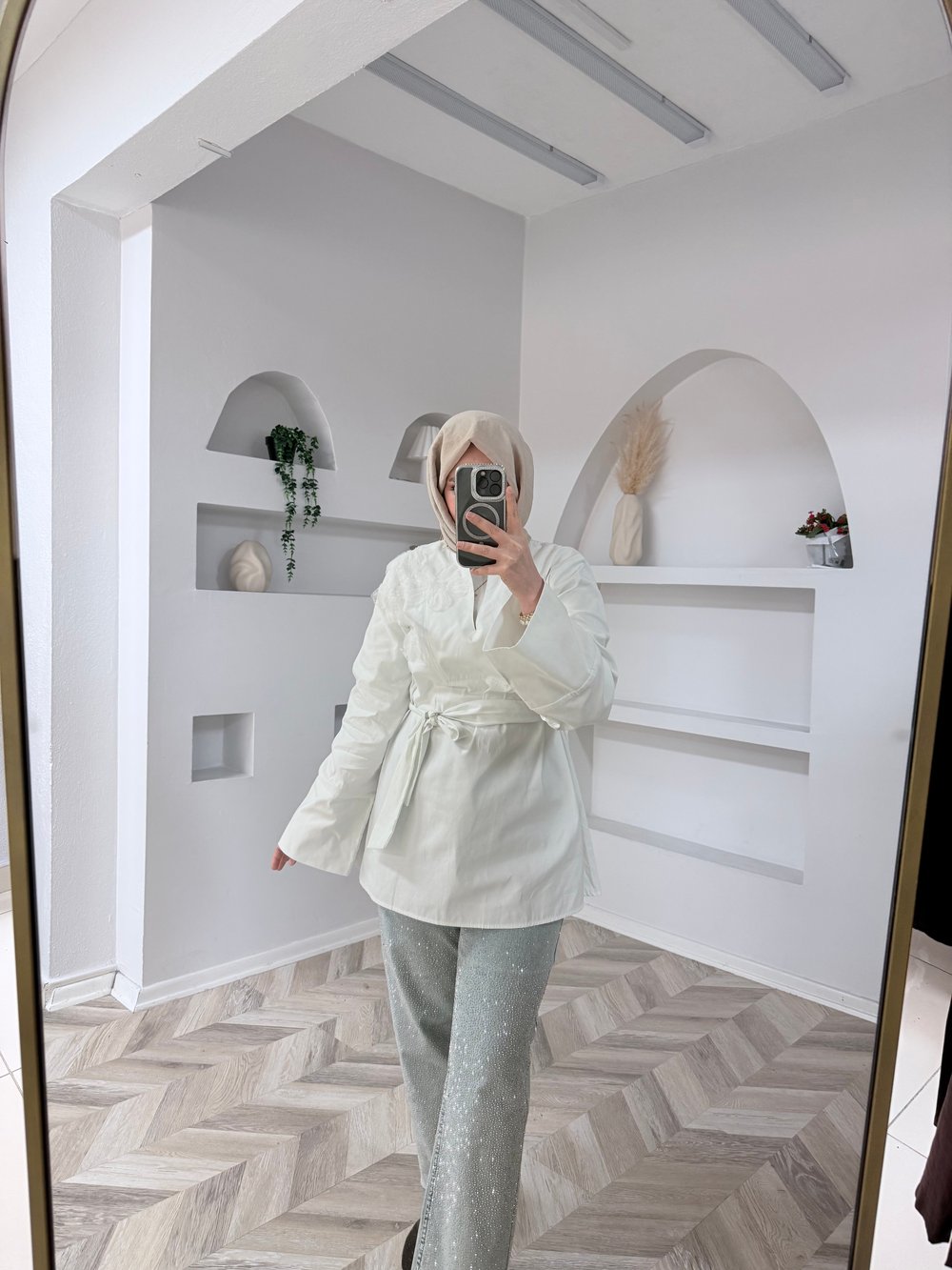 FLORA TUNİK BUZ MAVİSİ