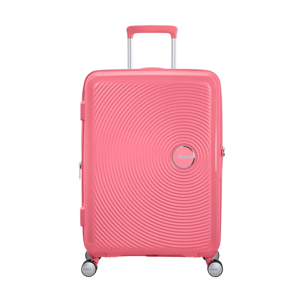 American Tourister Pembe Soundbox - Körüklü 67/24 Orta Boy Sert Valiz