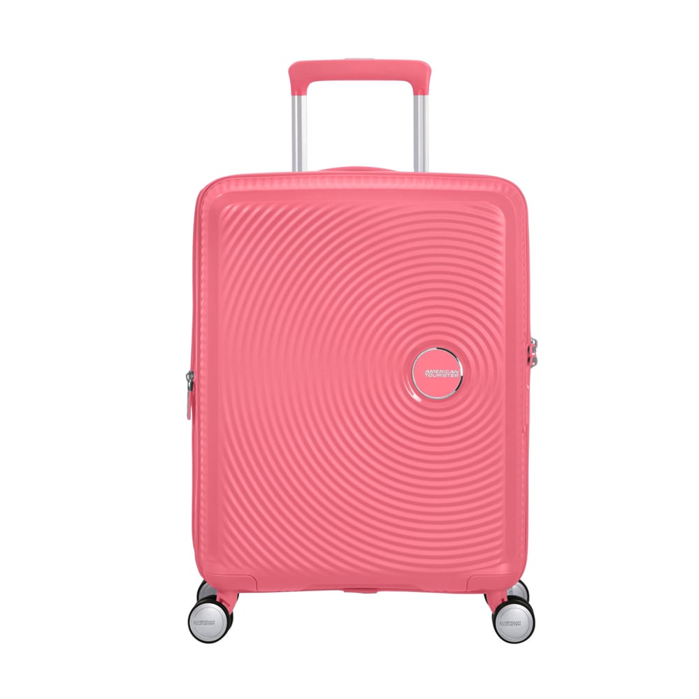 American Tourister Pembe Soundbox - Körüklü 55/20 Kabin Boy Sert Valiz