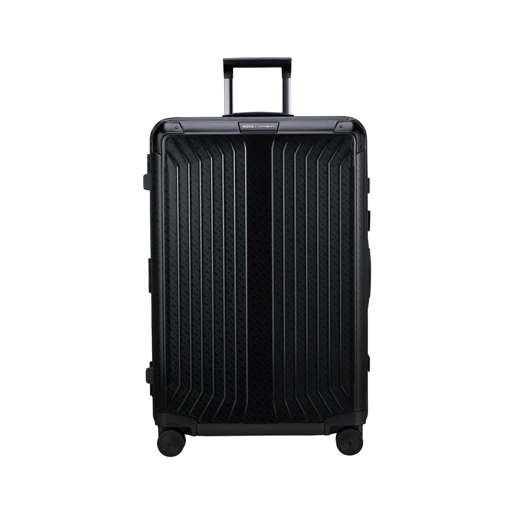 Samsonite Siyah Lite-Box Boss-Spinner 4 Tekerlekli Büyük Boy Valiz 76 cm