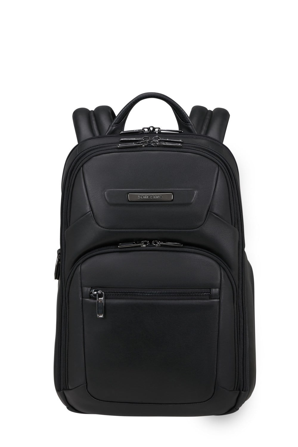 Samsonite Siyah Pro-DLX 6 Leather Deri Laptop Sırt Çantası 14.1''