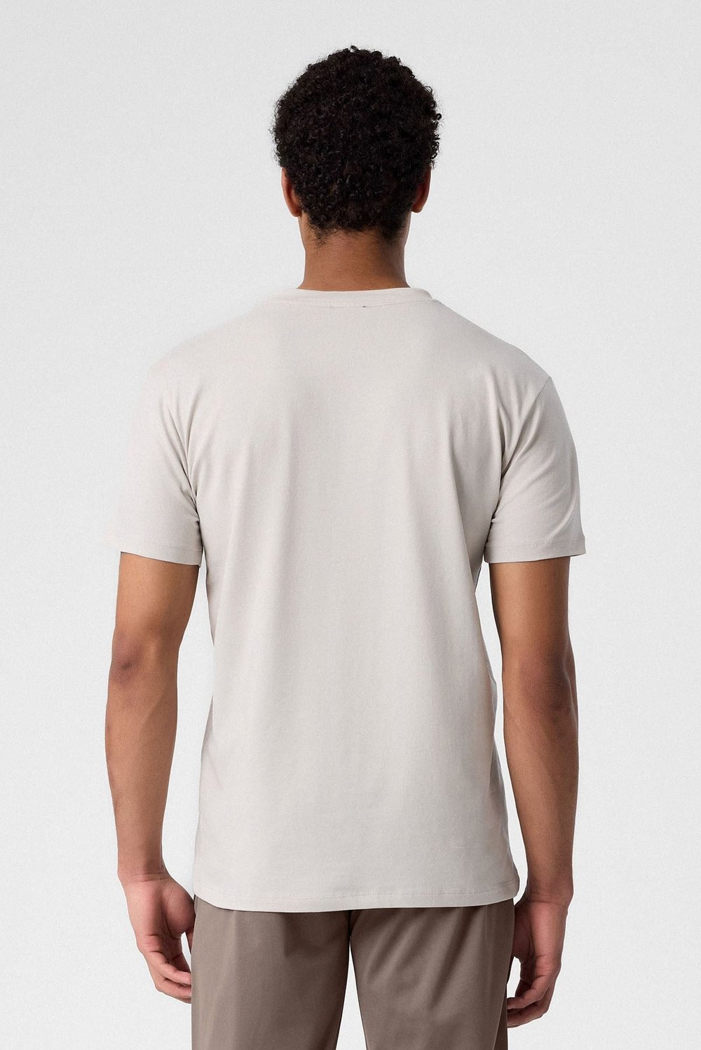 Erkek T-Shirt Taş Renk