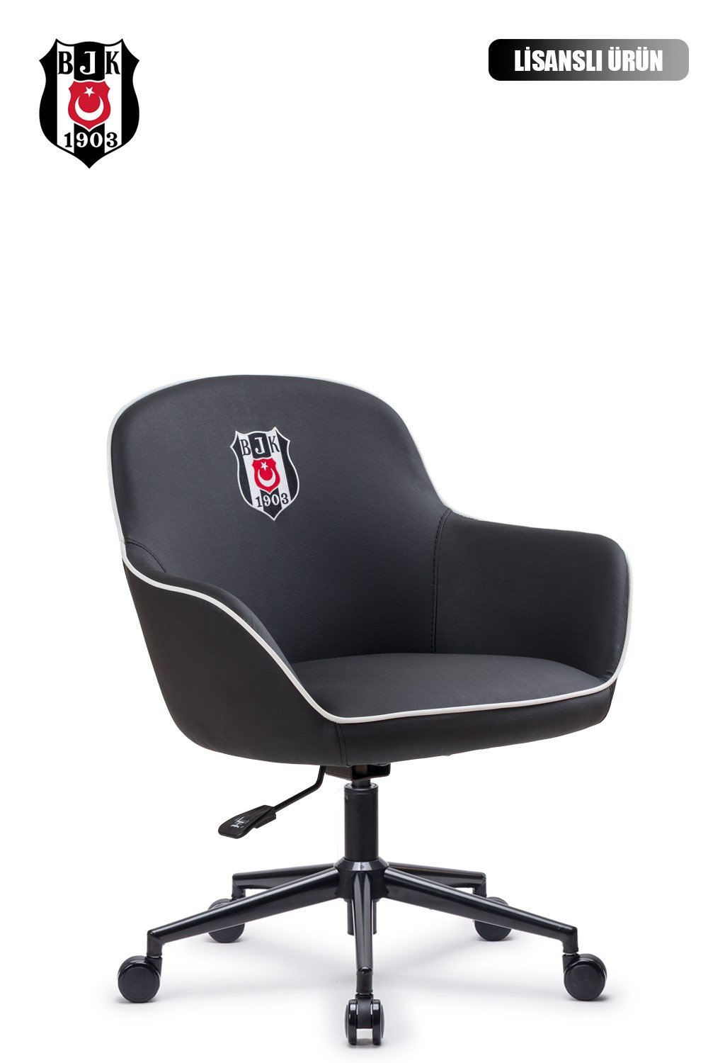 Fanchair x Beşiktaş Icon Siyah Çalışma Koltuğu