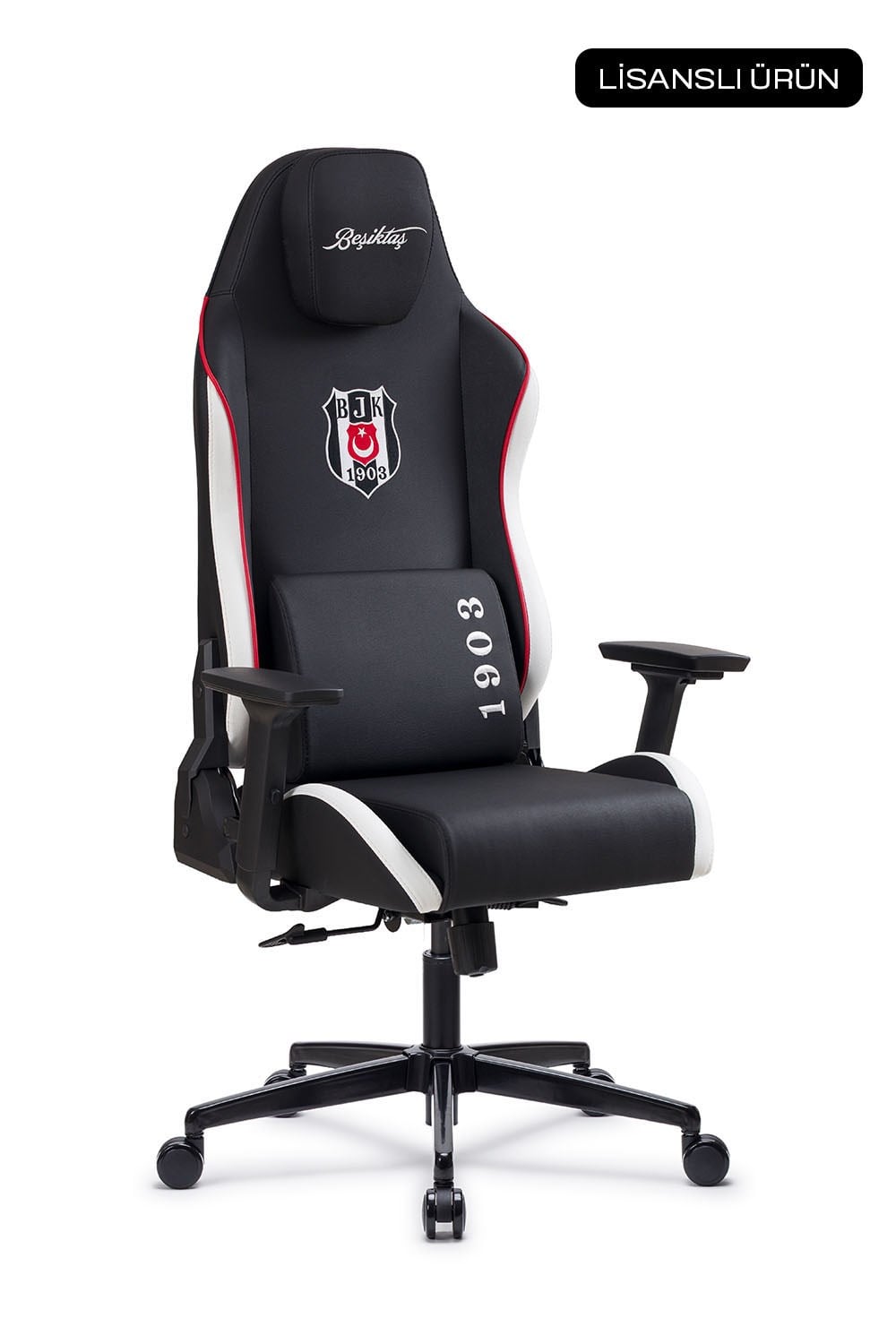 Fanchair x Beşiktaş Siyah Beyaz Lisanslı Taraftar Koltuğu