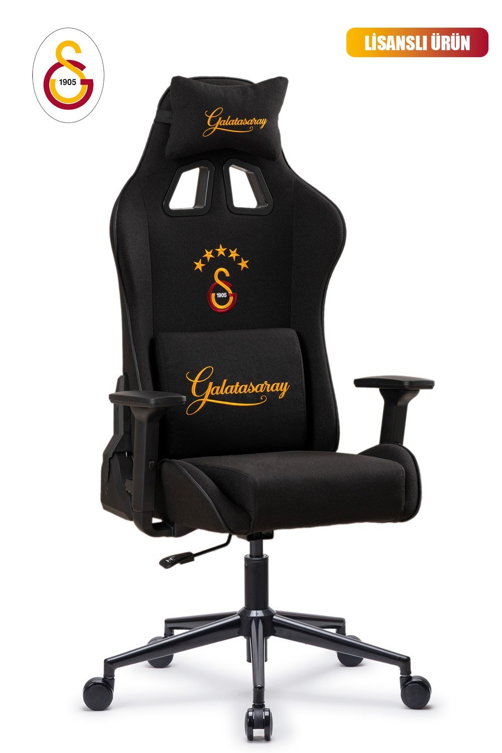 Fanchair x Galatasaray Goal Siyah Kumaş Lisanslı Oyuncu Koltuğu