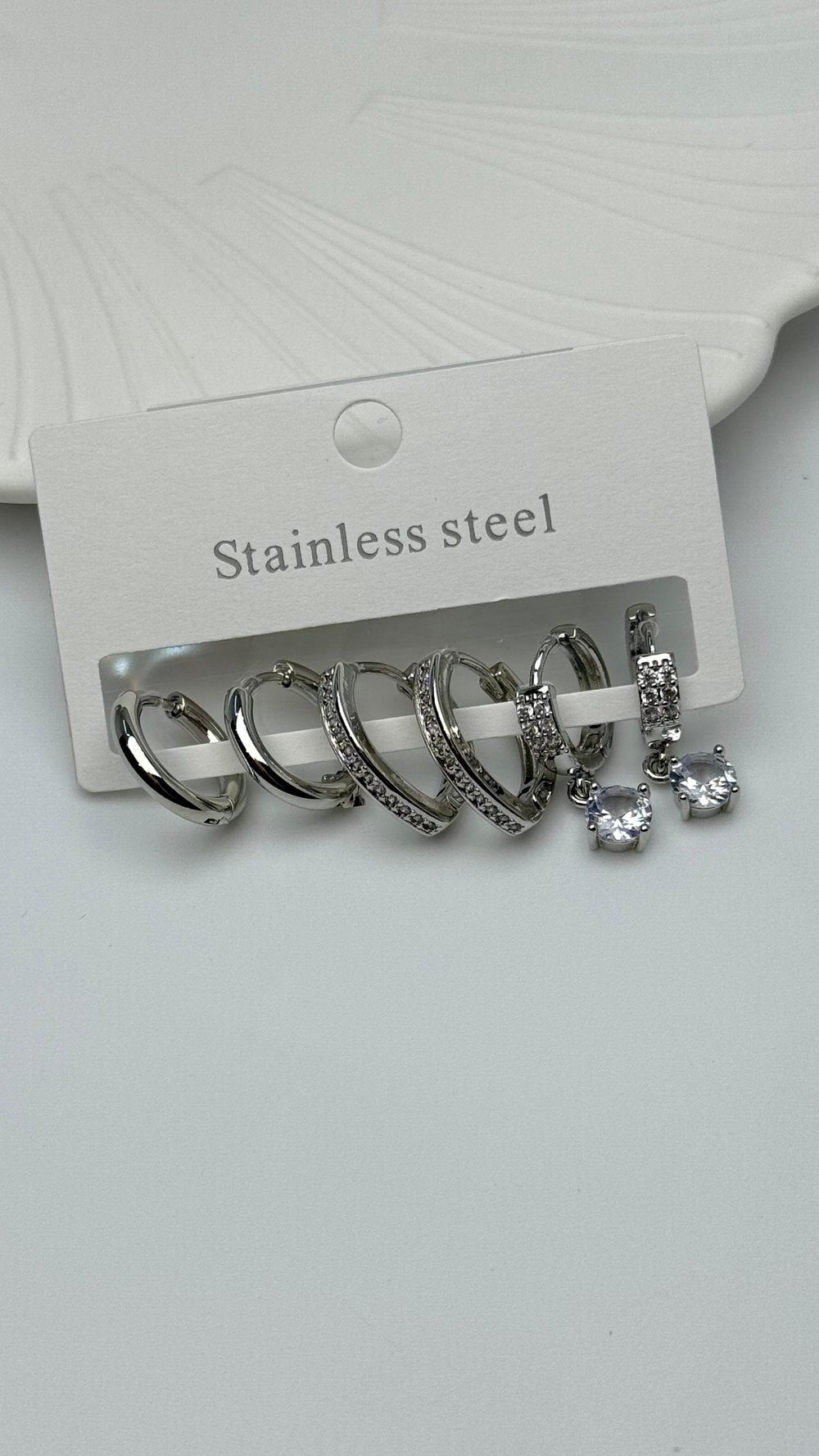 Çelik Çoklu Küpe