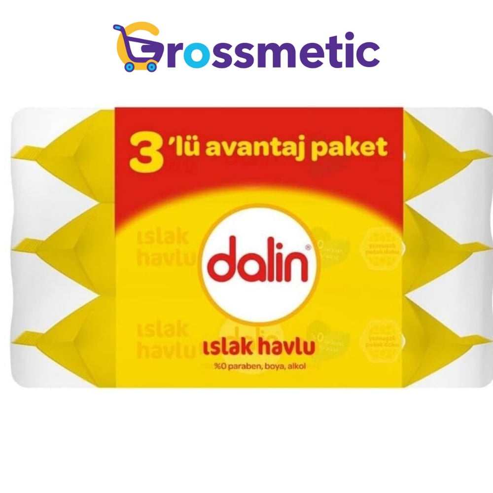 Dalin Ekonomik Islak Havlu 3'Lü