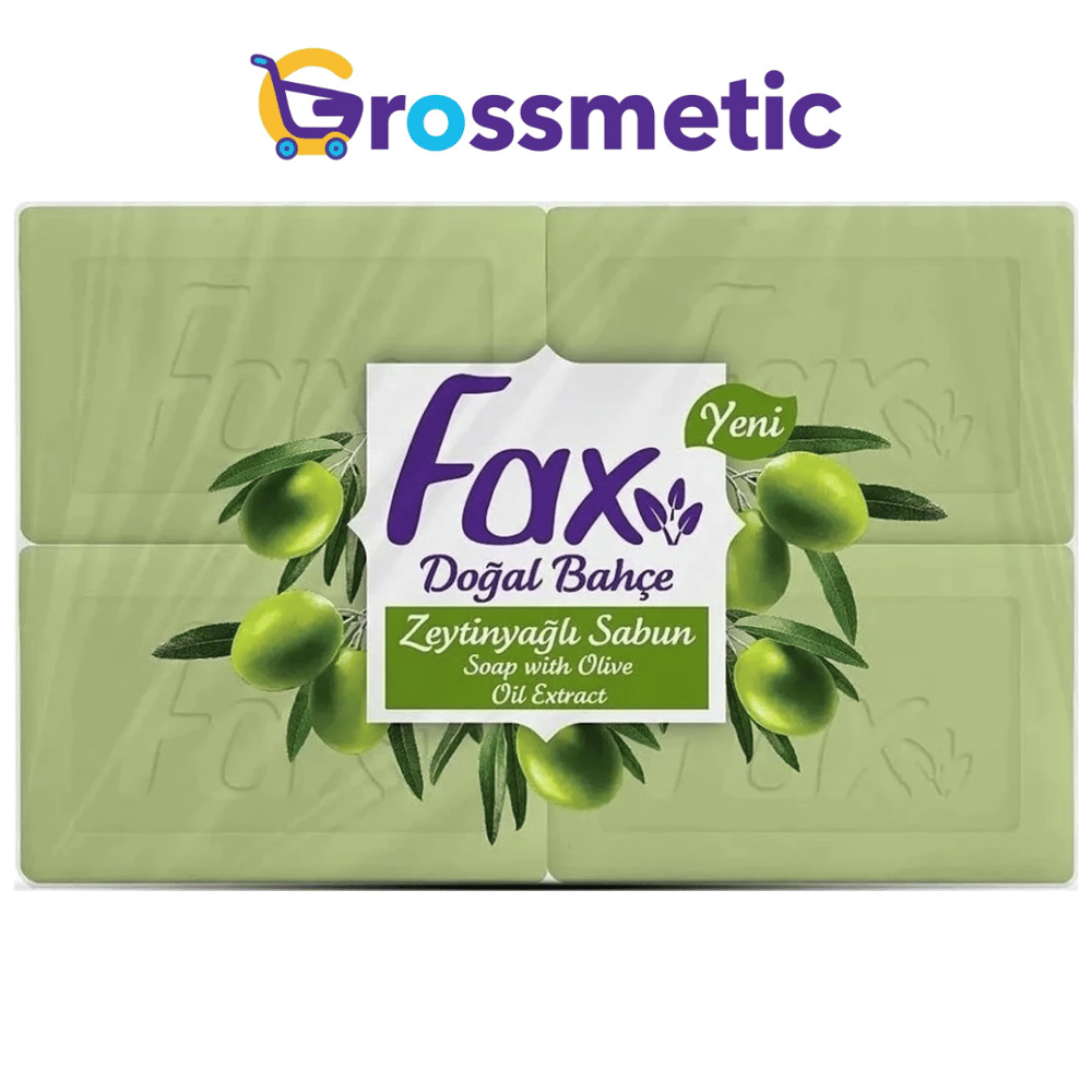 Fax Sabun Doğal 4'Lü 500Gr Zeytin Yağlı 