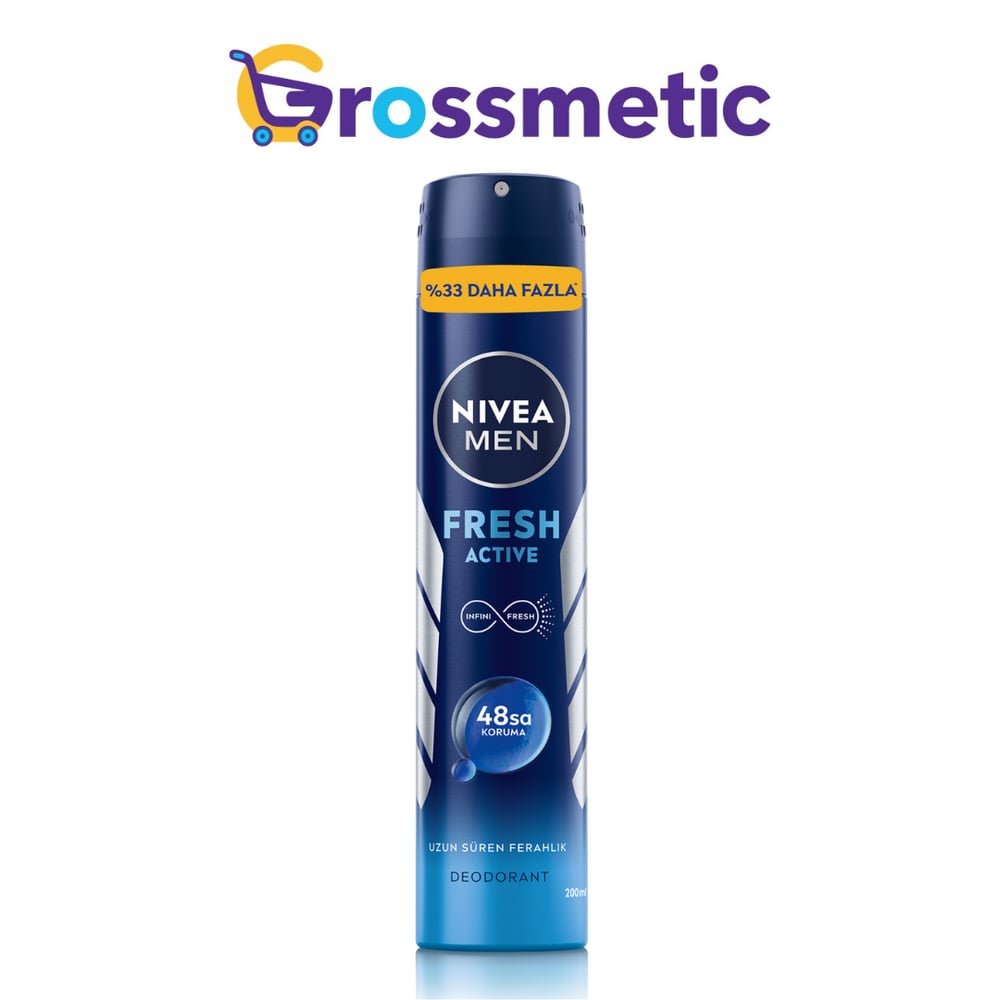 Nivea Deo Men 200Ml Fresh Actıve