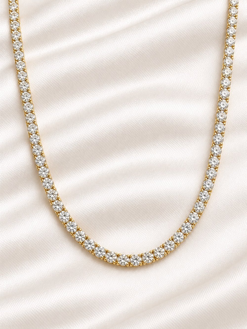 TURKUAZ 14K XUPING 4 MM SUYOLU KOLYE 45 CM