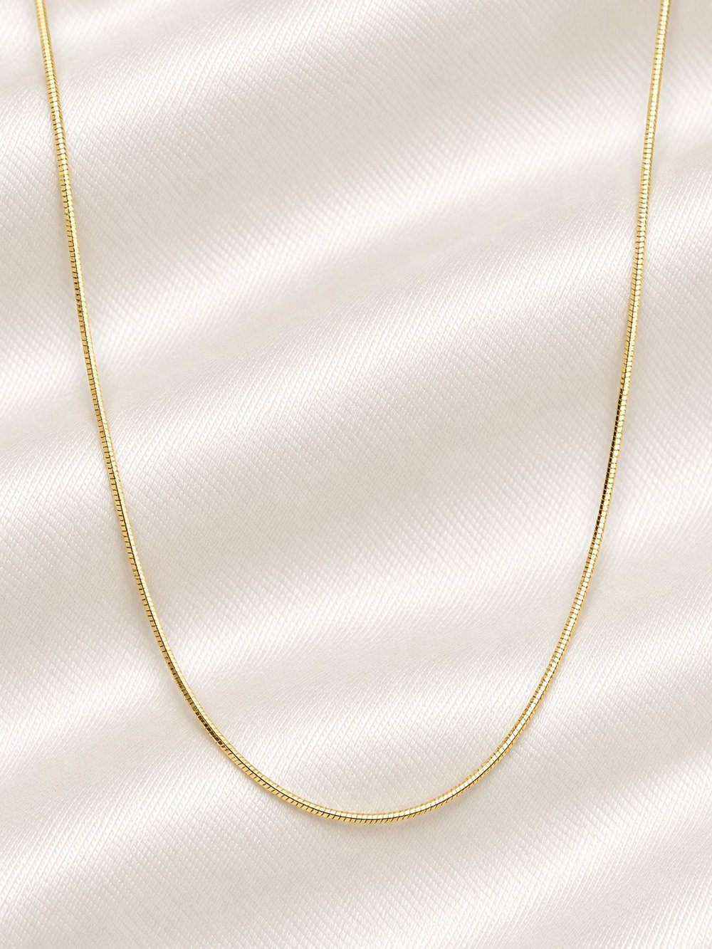 TURKUAZ 14K XUPING İNCE VENEDİK KUTU ZİNCİR KOLYE 60 CM