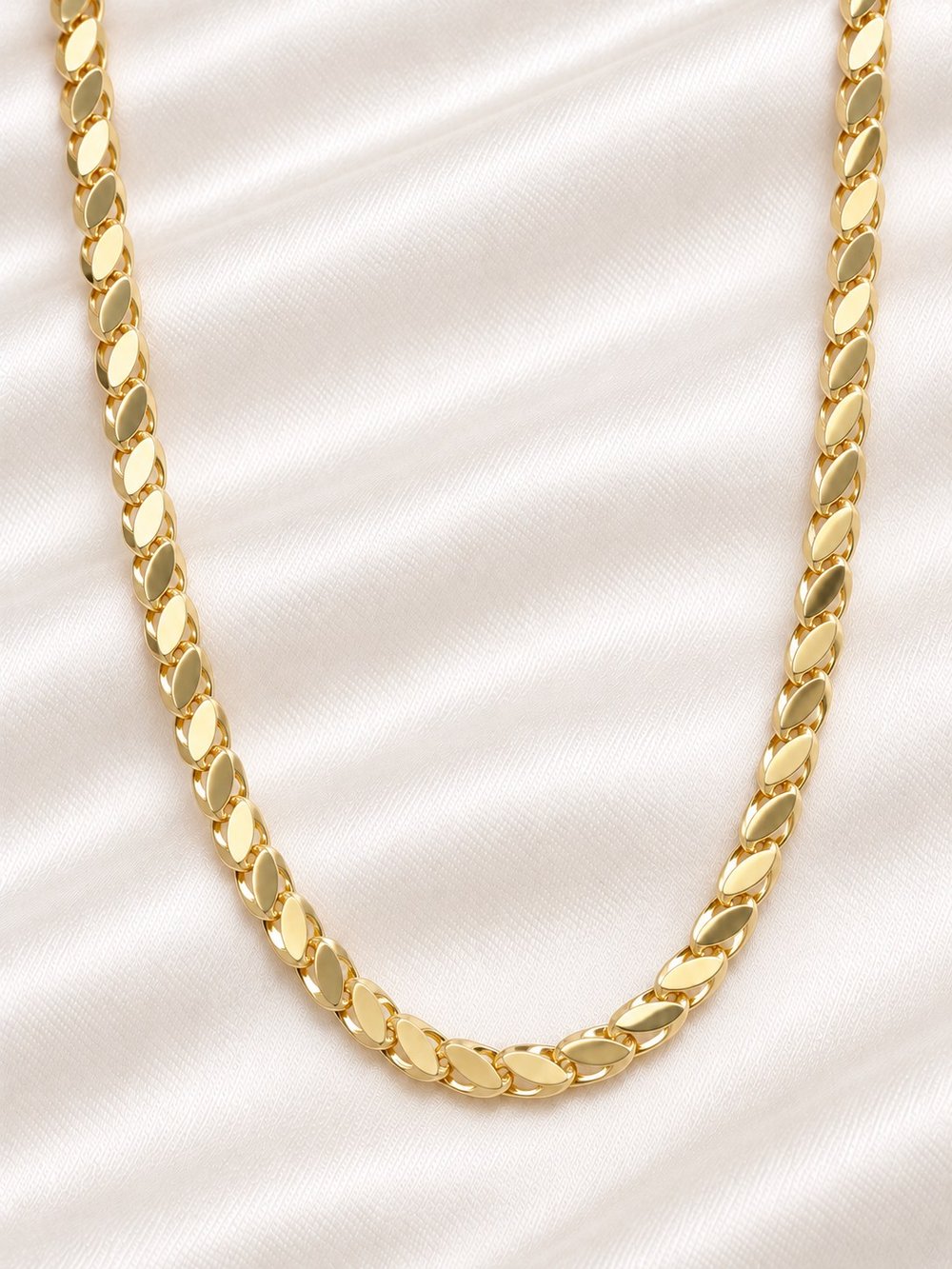 TURKUAZ 14K XUPING PULLU ARPA MODEL ZİNCİR KOLYE 60 CM