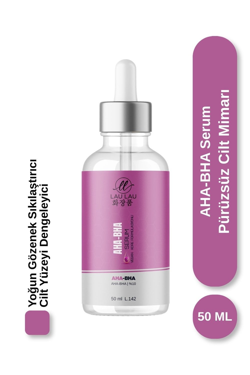 AHA-BHA Serum Cilt Yenileyici & Yoğun Gözenek Sıkılaştırıcı - 50 Ml