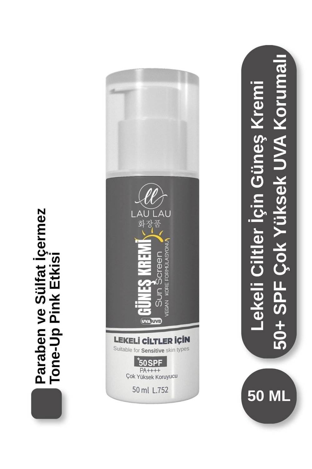Lekeli Ciltler İçin Tone-Up Pink Güneş Kremi 50 Ml