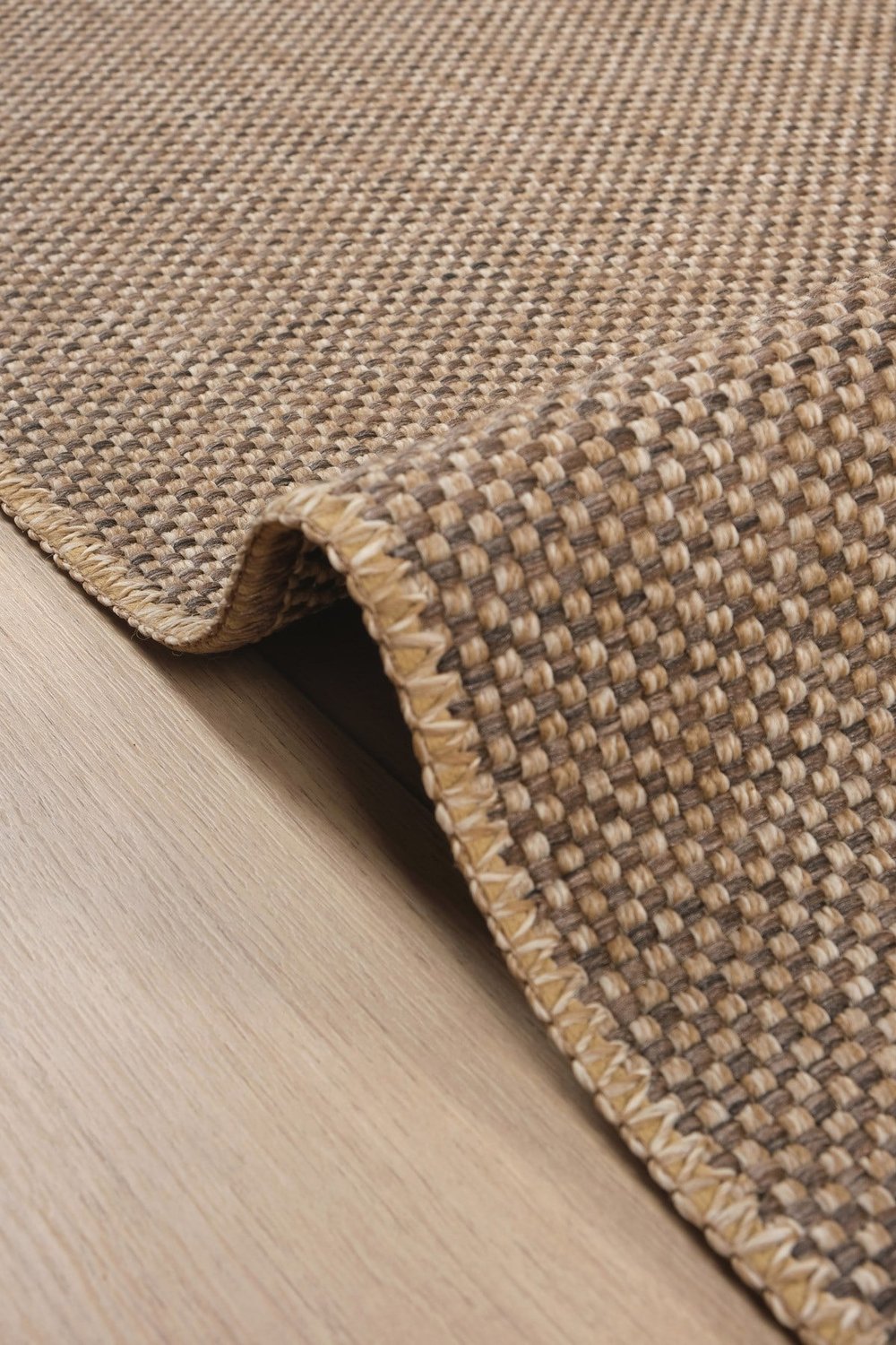 Jüt Sisal Bej Kahve Yıkanabilir Kaymaz Taban Yolluk Kilim Salon Koridor Mutfak Halısı Tozumaz