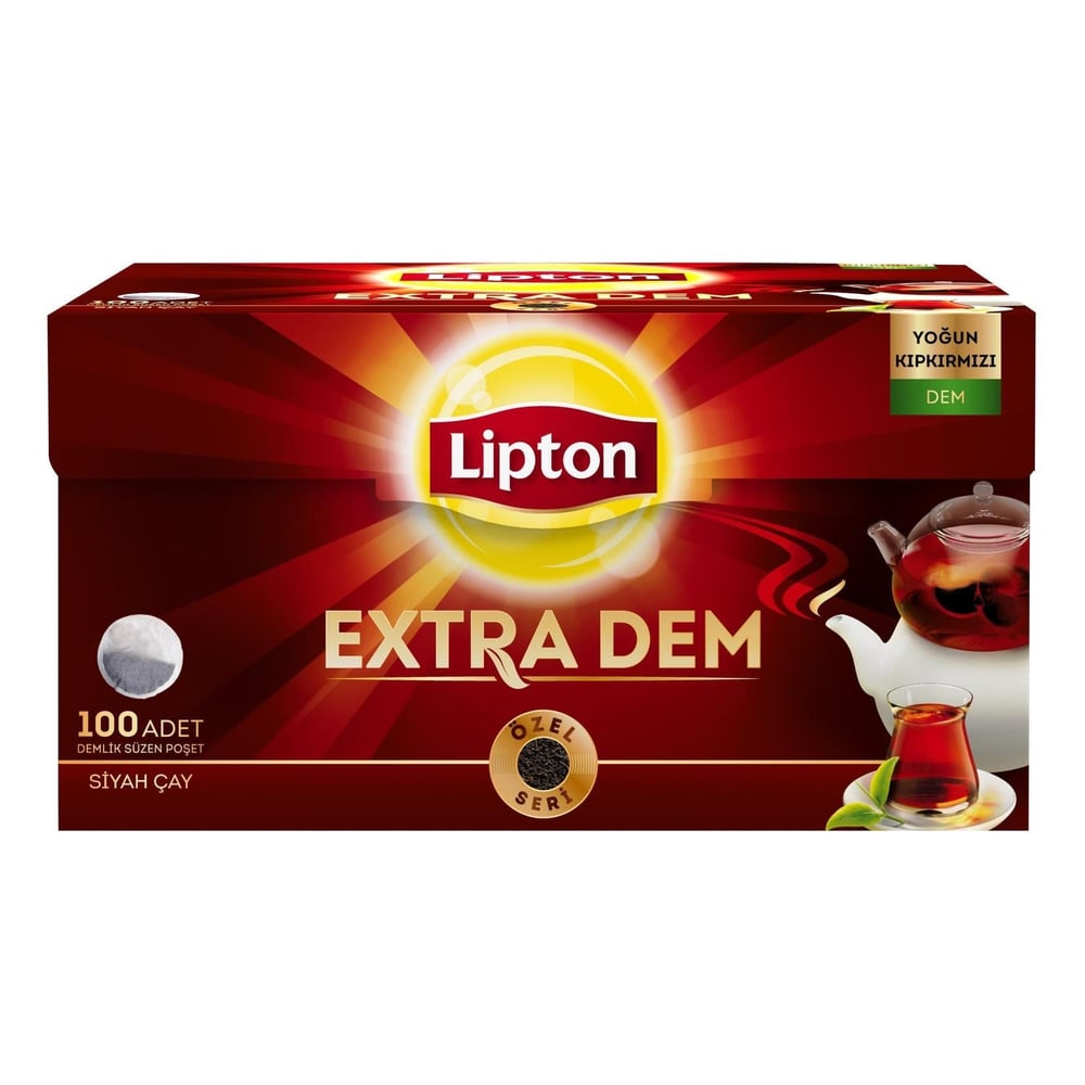 Lipton extra dem demlik poşet çay 100 lü