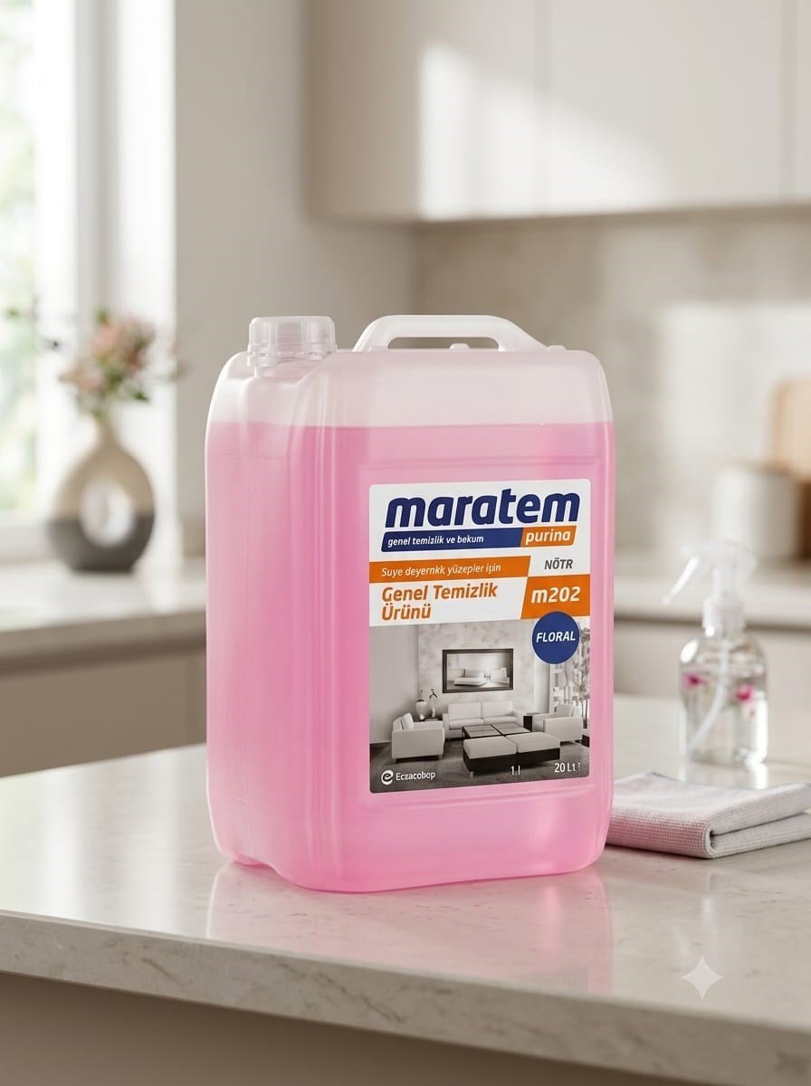 Maratem M202 Genel Yüzey Temizleyici Floral 20 Litre