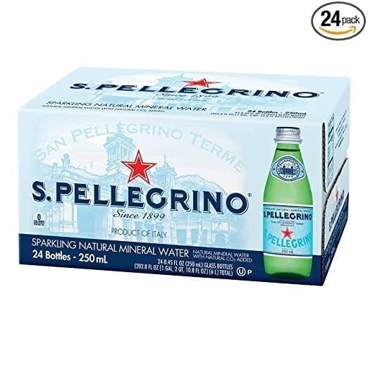 San Pellegrino Sparkling Natural Spring Water (24X250 ml)