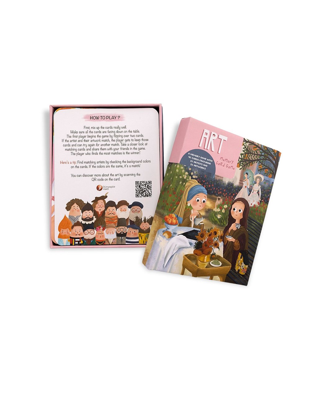 ART MEMORY CARD GAME