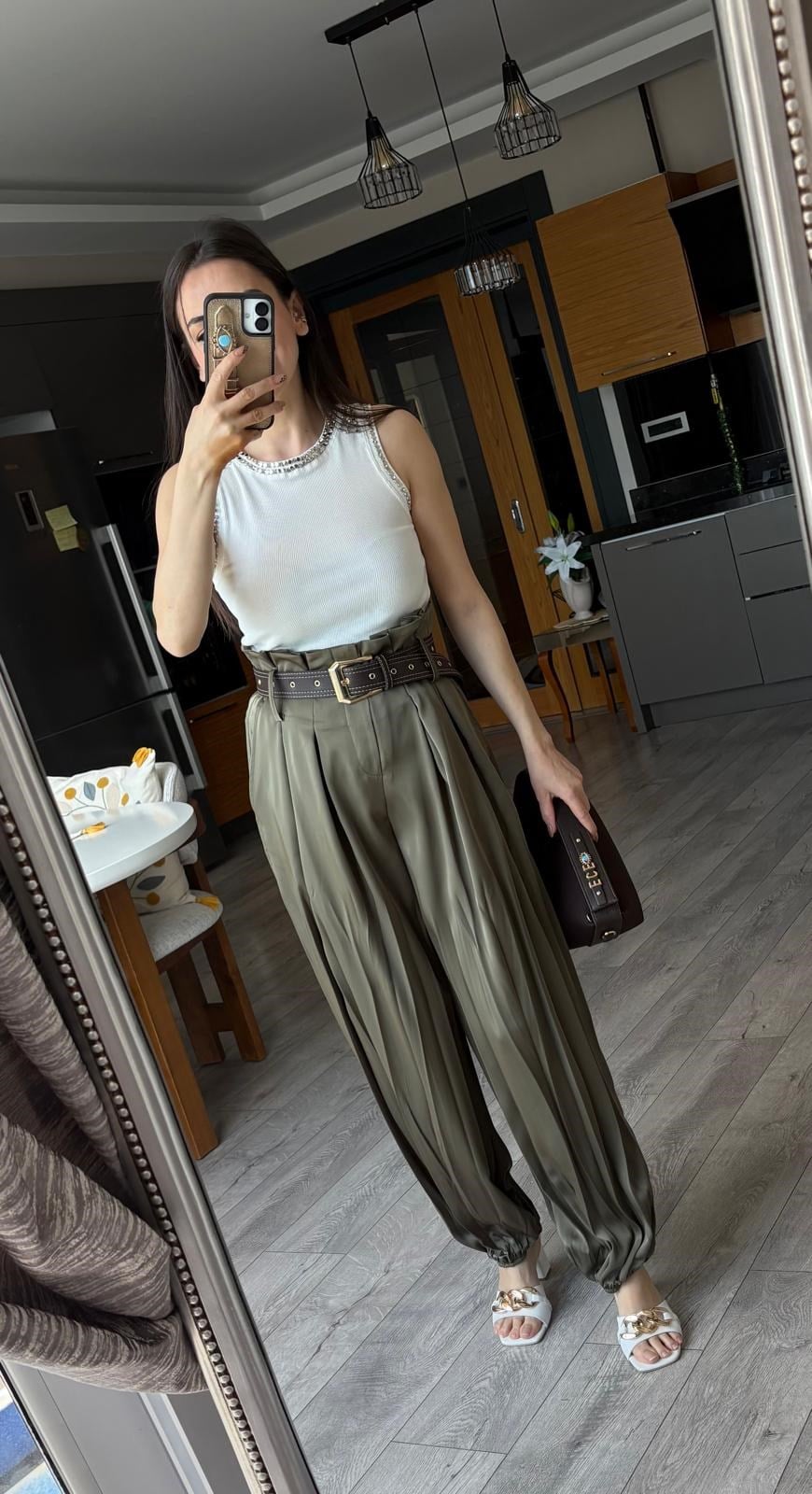 Yeşil Kemerli Şalvar