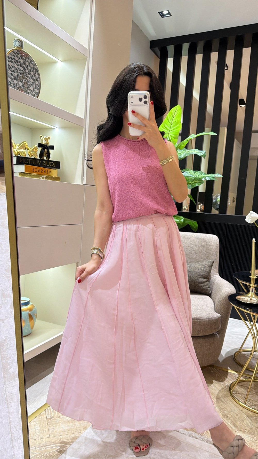 KOLSUZ PEMBE TRİKO
